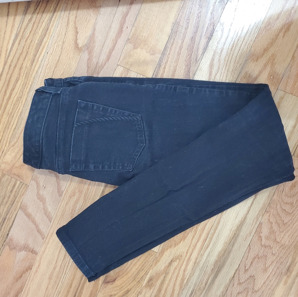 Black denim pants